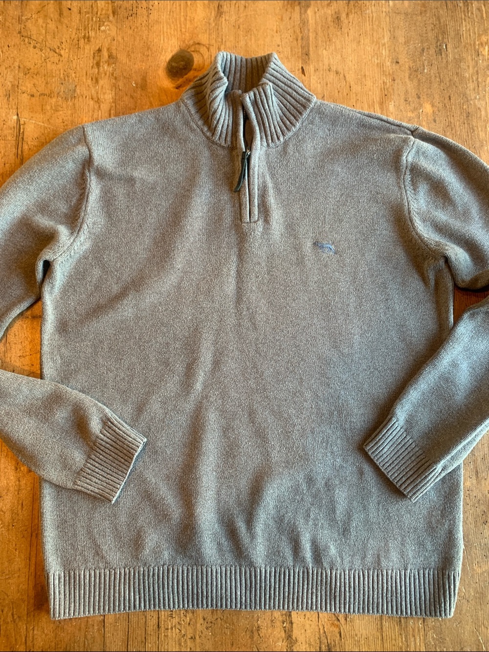 Rodd & Gunn Men's Half-Zip Mock Neck Sweater - Heather Gray